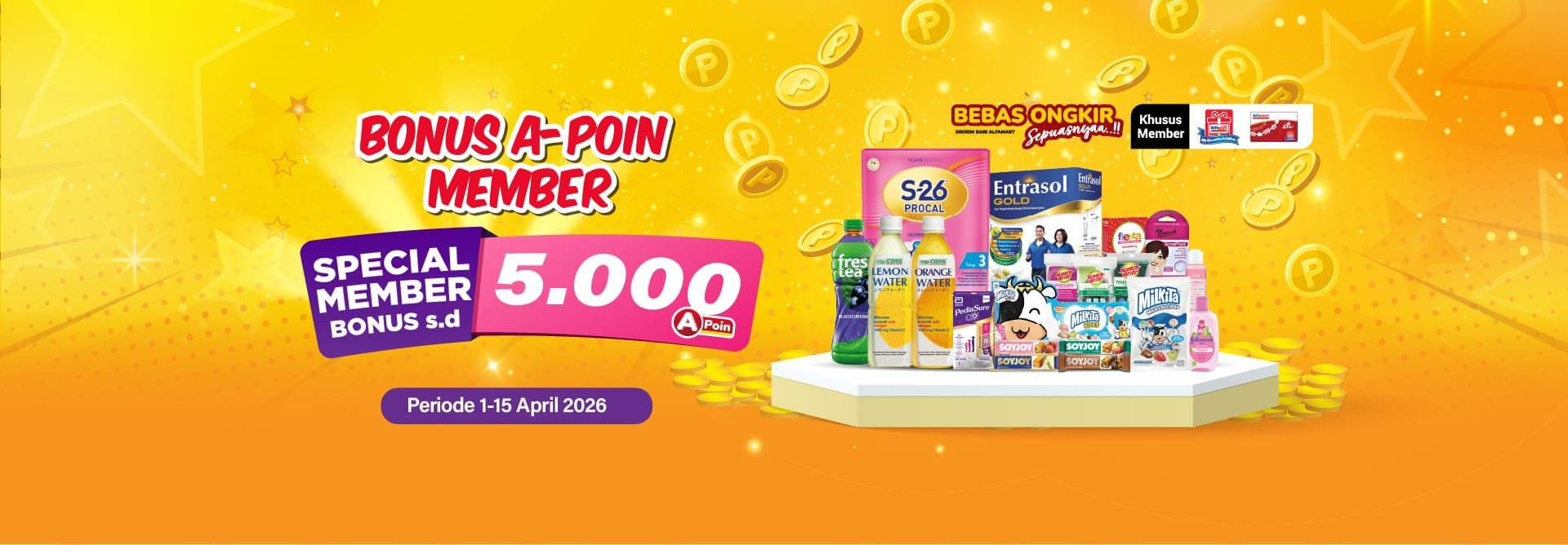 Promo Bonus Poin Member Alfamart Alfamart