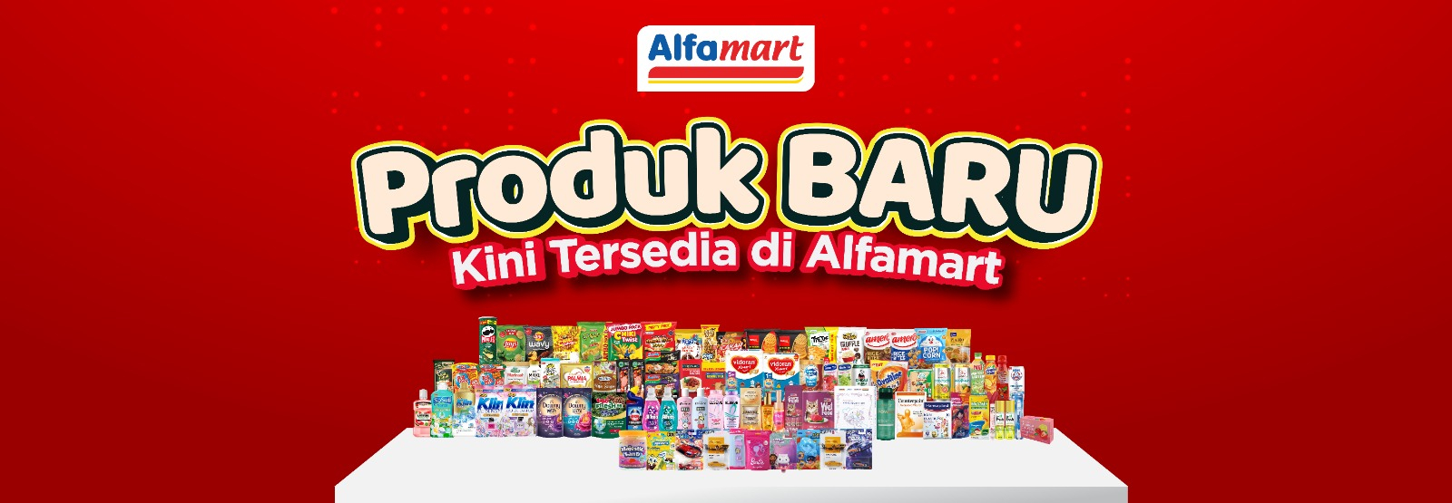 Banner promo PRODUK BARU Alfamart