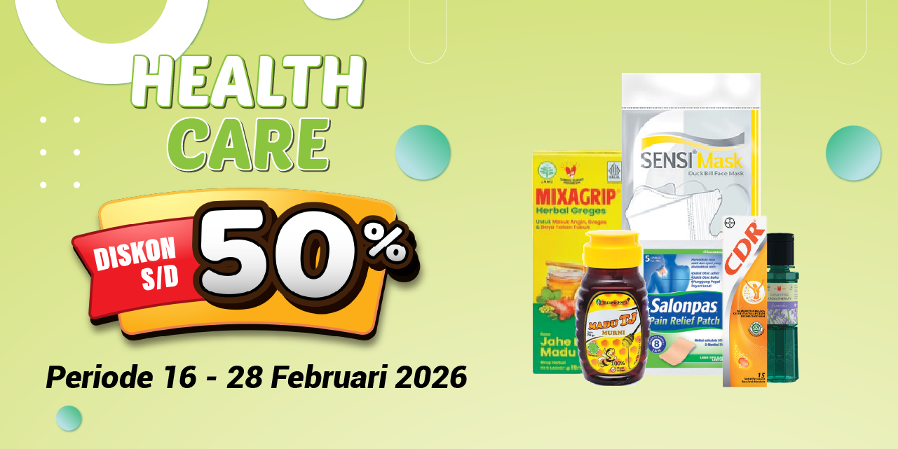 Mobile version banner Health Care Fair Alfamart