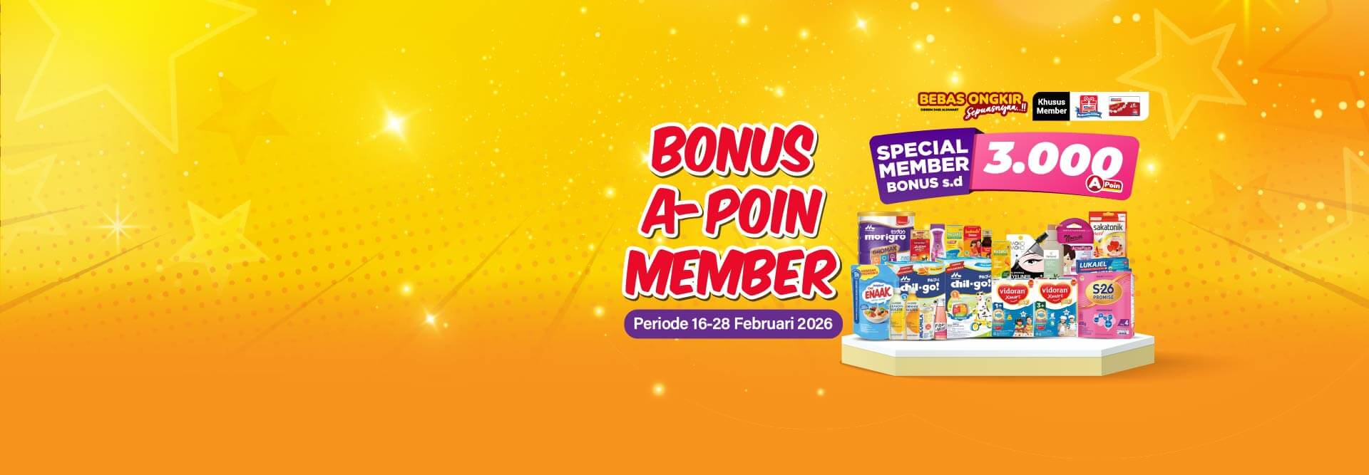 Desktop version banner Bonus A-Poin Member