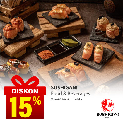 Special Offer SUSHIGAN!