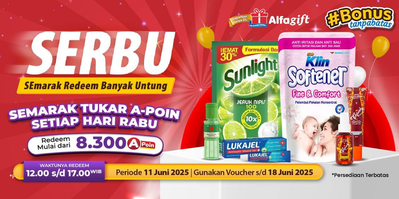 Mobile version banner Promo SERBU Alfamart