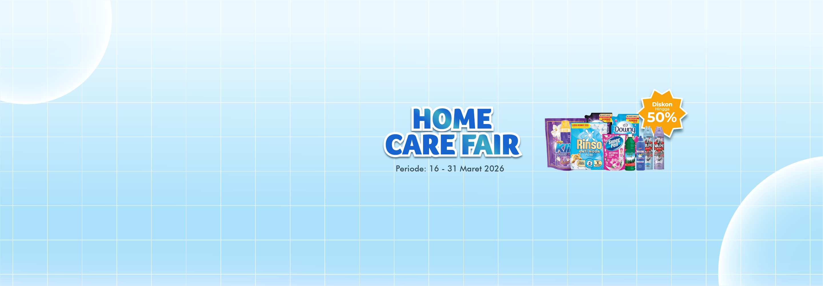Desktop version banner Promo Home Care Fair