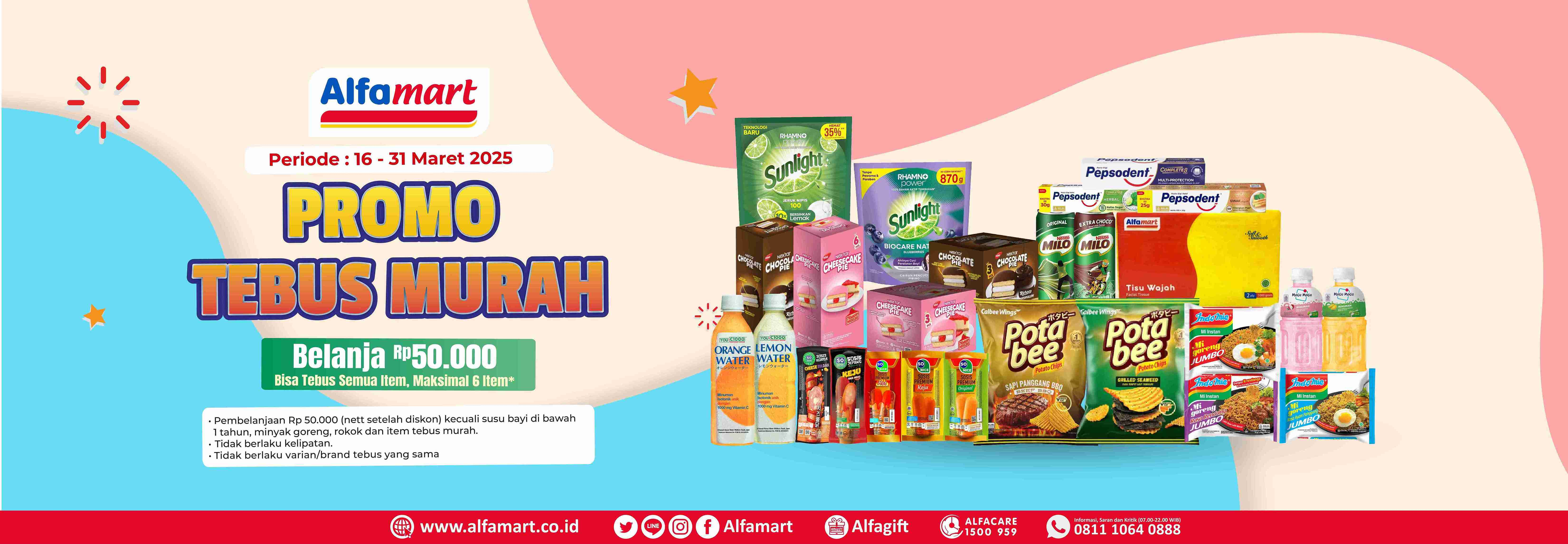 Banner promo Promo Tebus Murah Alfamart