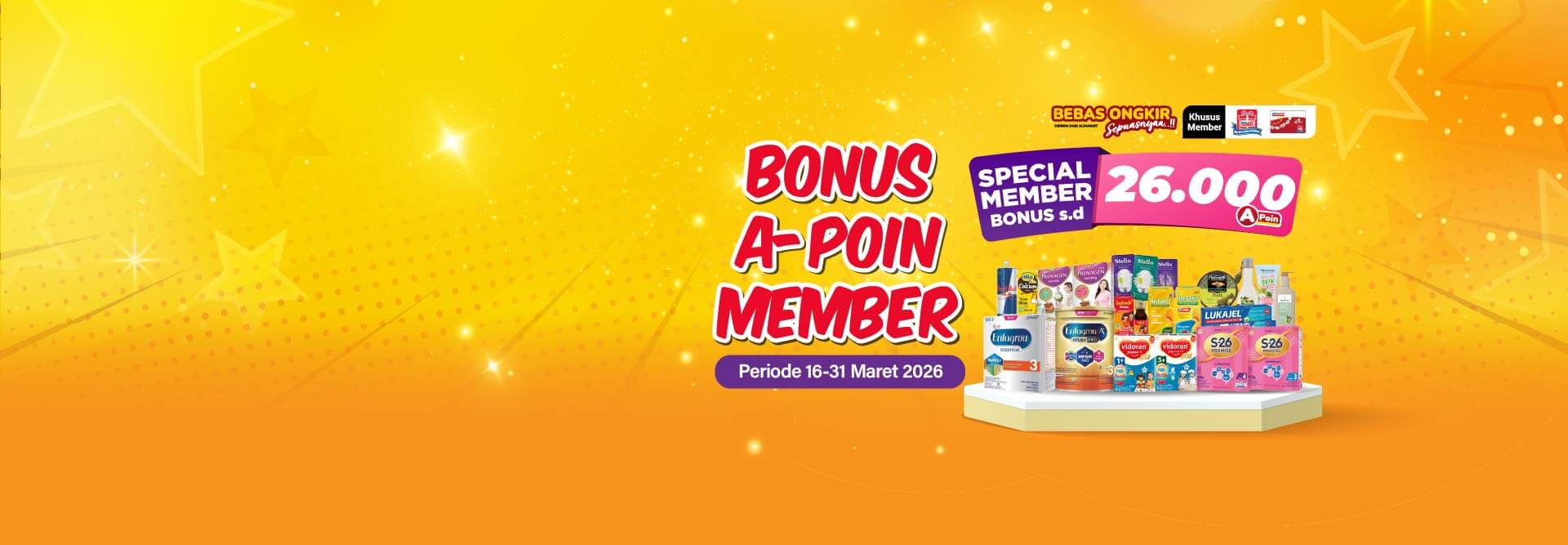 Desktop version banner Bonus A-Poin Member