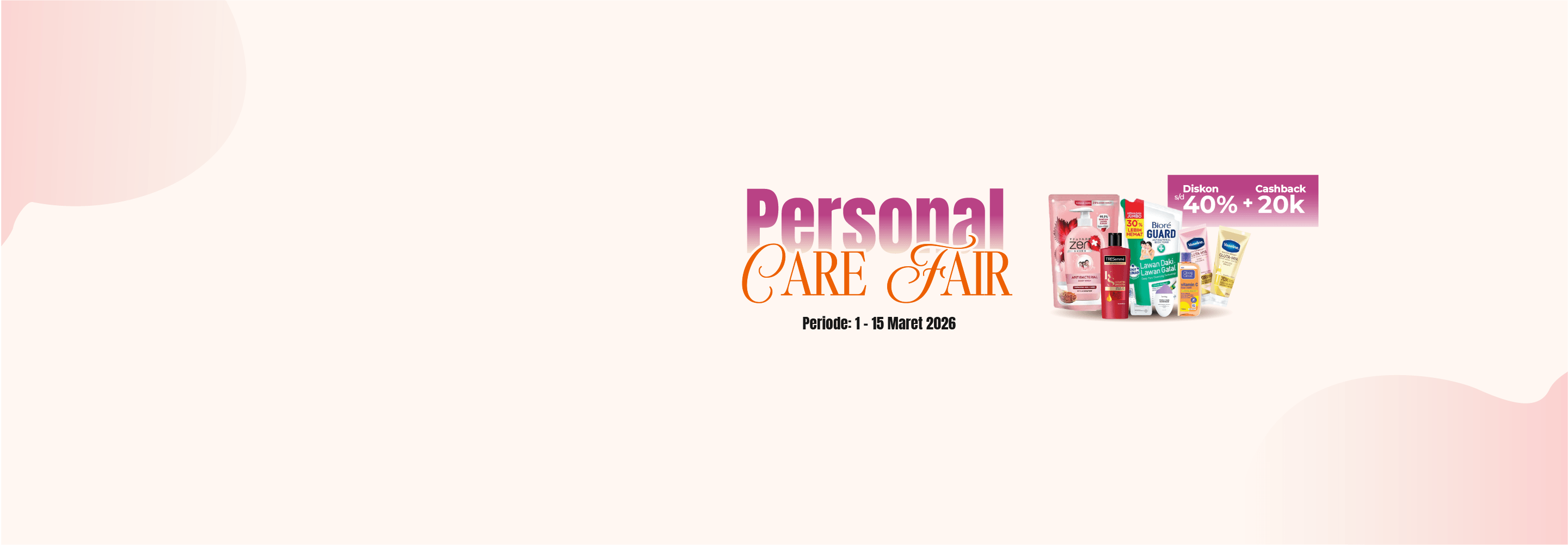 Desktop version banner Personal Care Fair