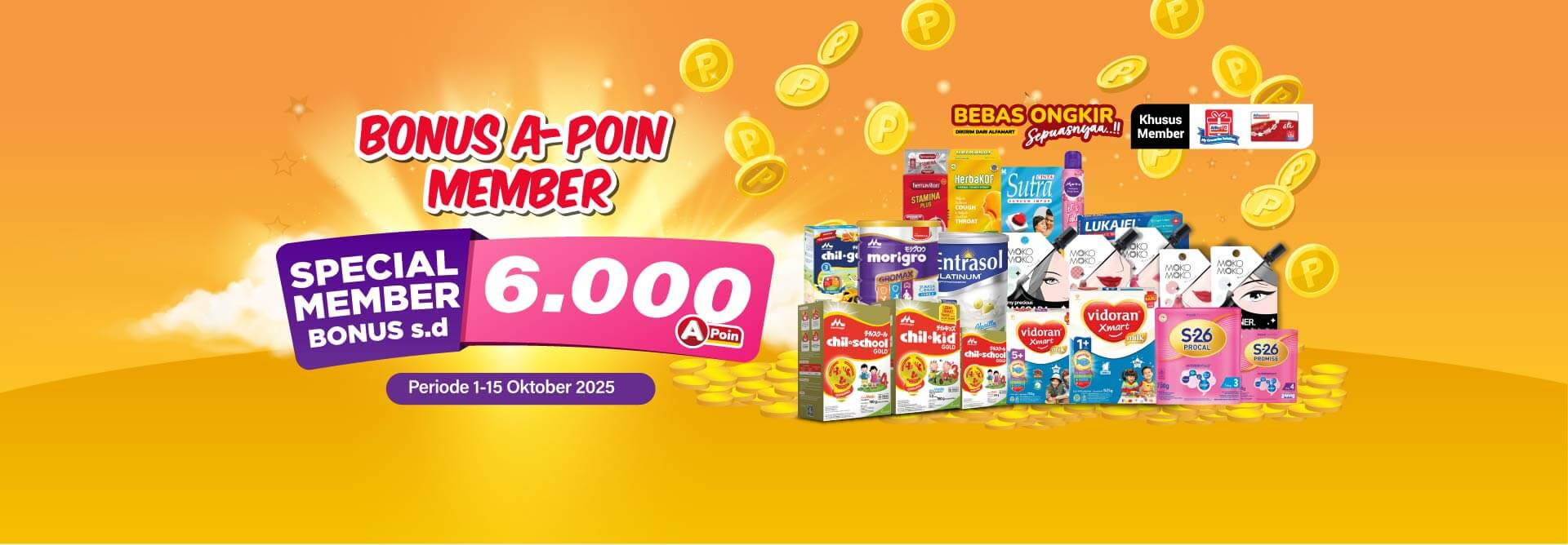 Promo Bonus Poin Member Alfamart Alfamart