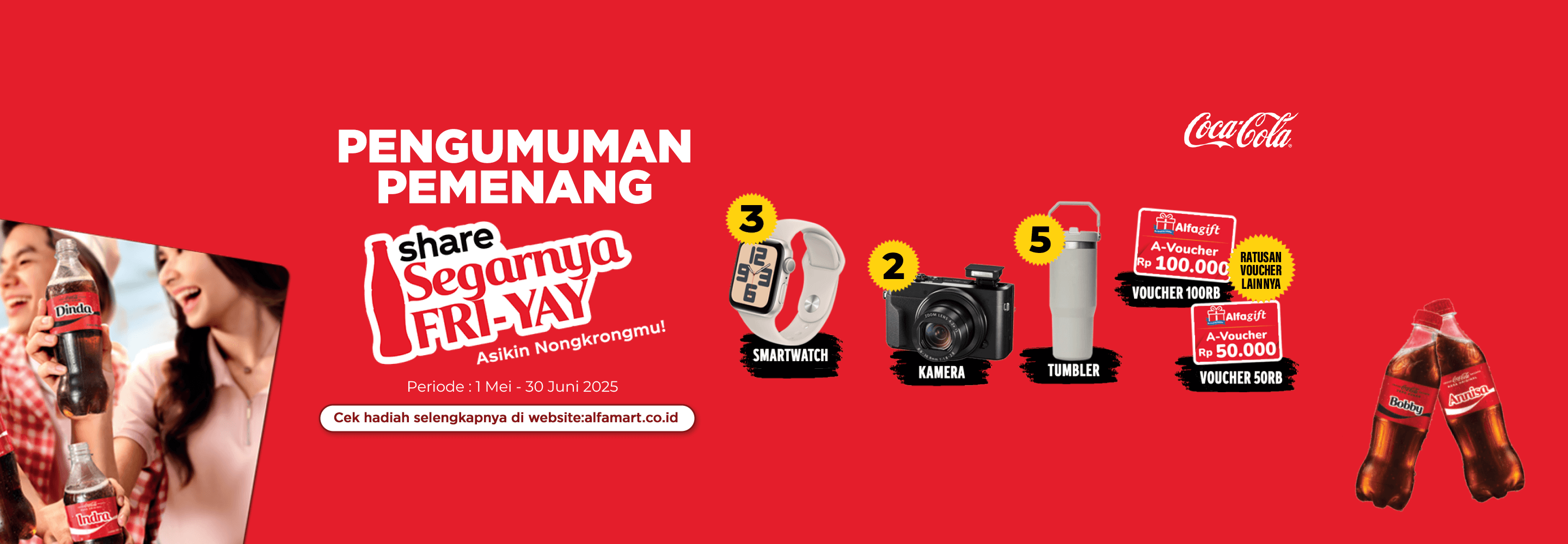 Banner Program Program STAR - Coca Cola Amatil Indonesia Share Segarnya Fri-Yay