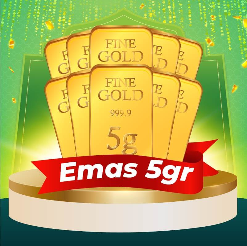 Icon reward Emas Logam Mulia 5 g